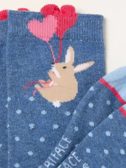Sokken En Panty's*Fat Face FatFace Bunny Socks