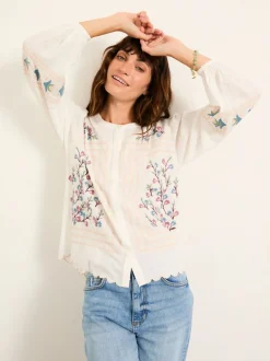 Blouses En Overhemden|Fat Face FatFace Embroidered Blouse