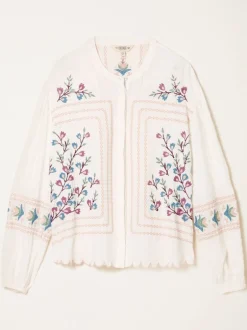 Blouses En Overhemden|Fat Face FatFace Embroidered Blouse