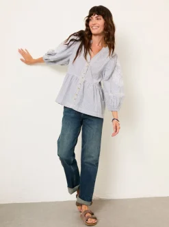 Blouses En Overhemden*Fat Face FatFace Embroidered Blouse