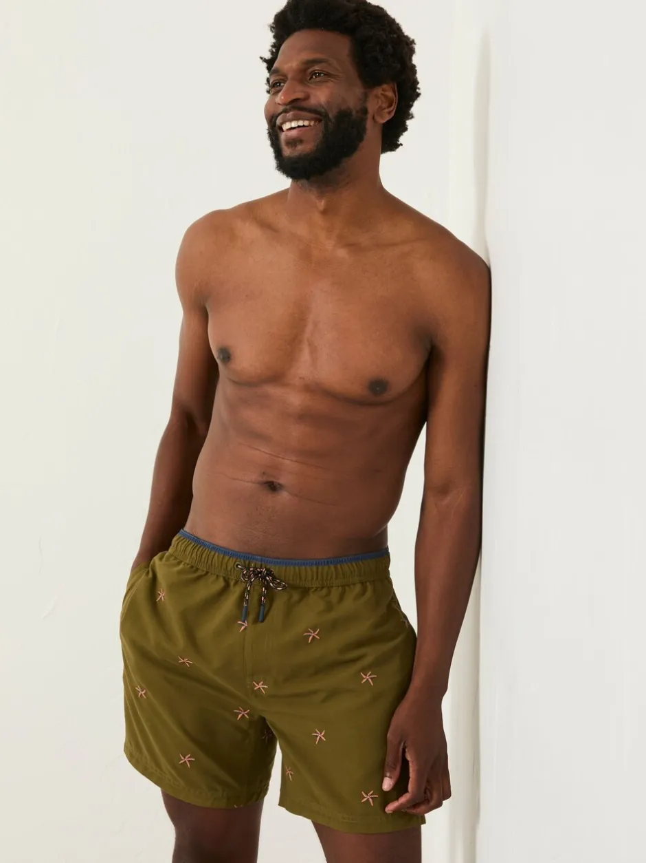 Badkleding|Fat Face FatFace Embroidered Starfish Swim Shorts