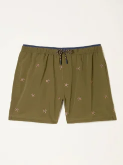 Badkleding|Fat Face FatFace Embroidered Starfish Swim Shorts