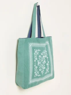 Tassen En Portemonnees|Fat Face FatFace Floral Reversible Tote Bag