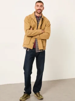 Blazers En Business-Jasjes|Jassen En Jacks|Fat Face FatFace Garment Dye Worker 100% katoenen jas