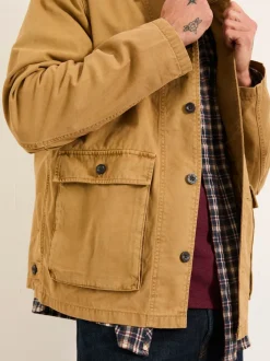 Blazers En Business-Jasjes|Jassen En Jacks|Fat Face FatFace Garment Dye Worker 100% katoenen jas