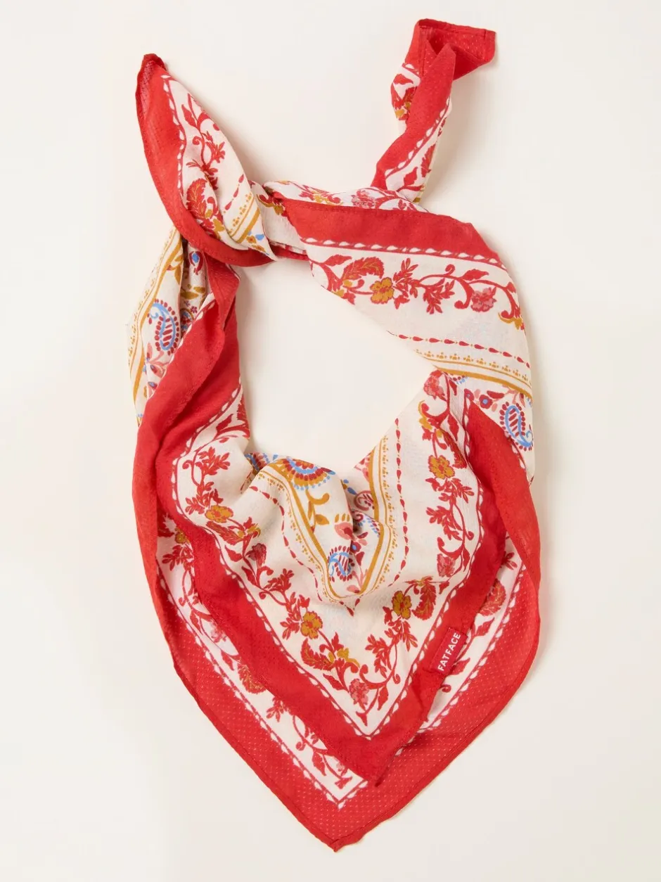 Haaraccessoires|Fat Face FatFace Paisley Hair Scarf