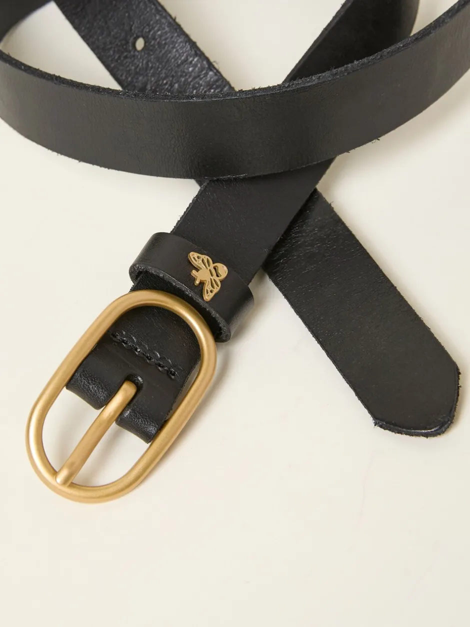 Ceintuurs*Fat Face FatFace riem met studs en bijenprint