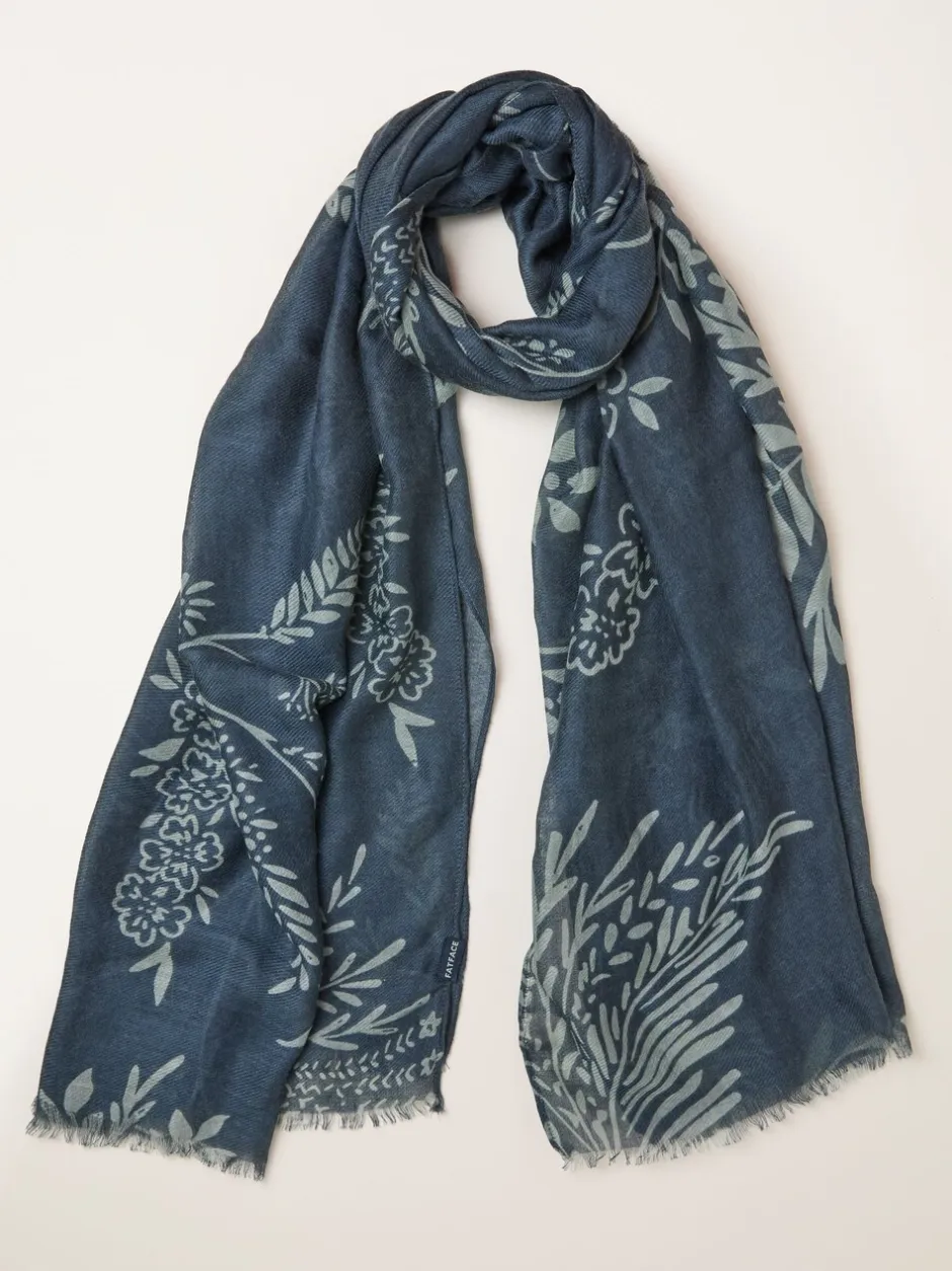 Mutsen, Handschoenen En Sjaals|Fat Face FatFace Summer Meadow Printed Scarf