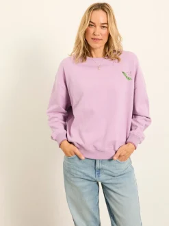 Hoody's En Sweatshirts*Fat Face FatFace Sweet Pea Graphic Crew Sweat
