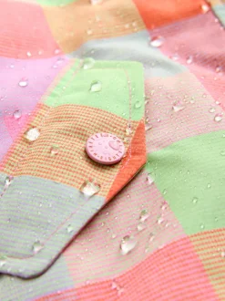 Jassen En Jacks|Next Felgekleurd geruit - Waterproof Printed Jacket (6mths-7yrs)