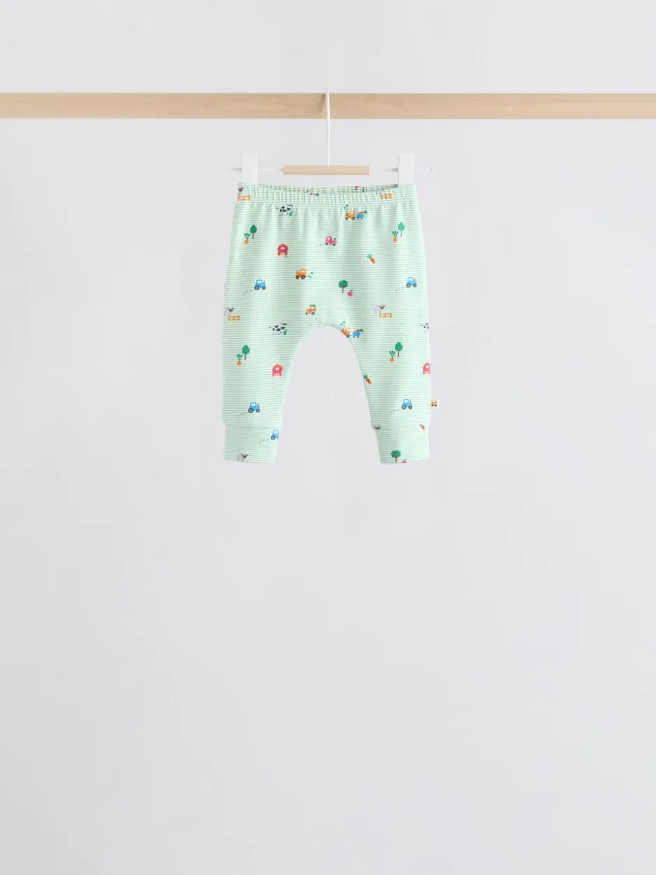 Sets En Combisets|Tops|Next Felgekleurd met boerderijprint - Tops en Leggings 6 -delige babyset (0mnd-3jr)