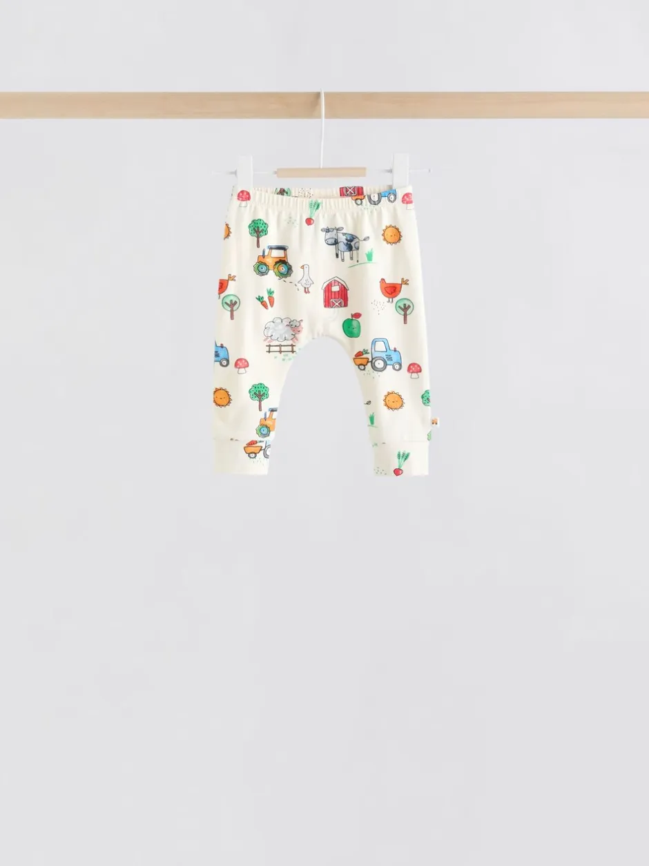 Sets En Combisets|Tops|Next Felgekleurd met boerderijprint - Tops en Leggings 6 -delige babyset (0mnd-3jr)