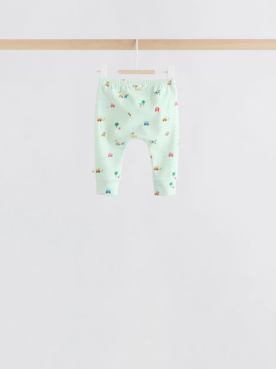 Sets En Combisets|Tops|Next Felgekleurd met boerderijprint - Tops en Leggings 6 -delige babyset (0mnd-3jr)