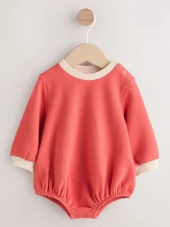 Rompertjes En Tuinbroeken*Next - Babyset van denim bretelbroeken en bodysuit (0 mnd - 2 jr) Felgekleurde streep met figuurtjes