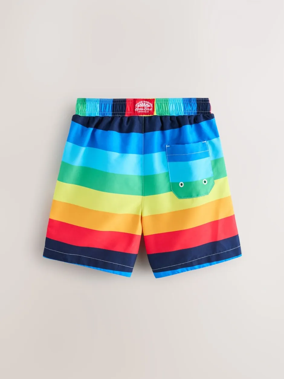 Badkleding|Badkleding*Little Bird by Jools Oliver - Swimshorts Felgekleurde strepen