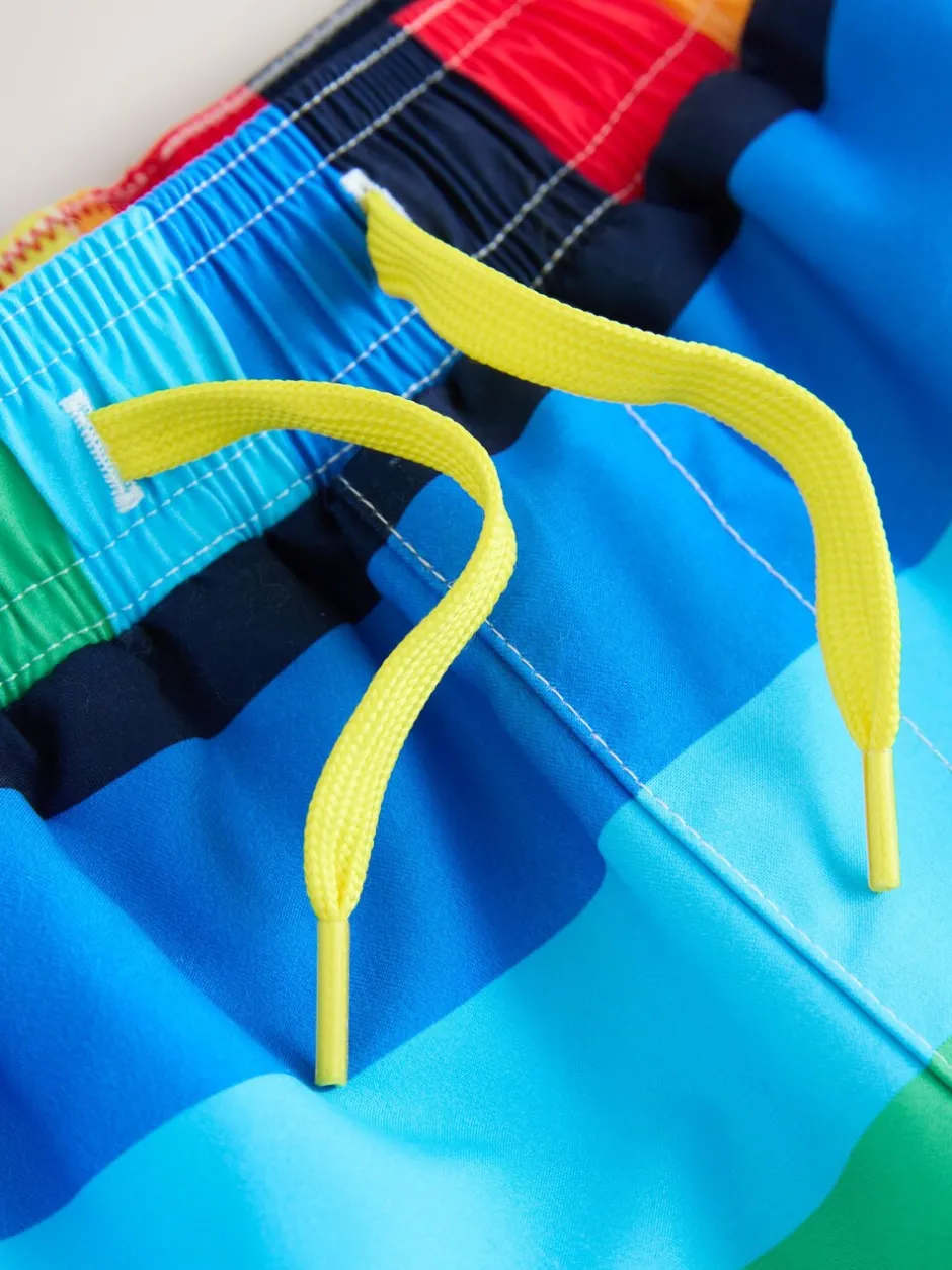 Badkleding|Badkleding*Little Bird by Jools Oliver - Swimshorts Felgekleurde strepen