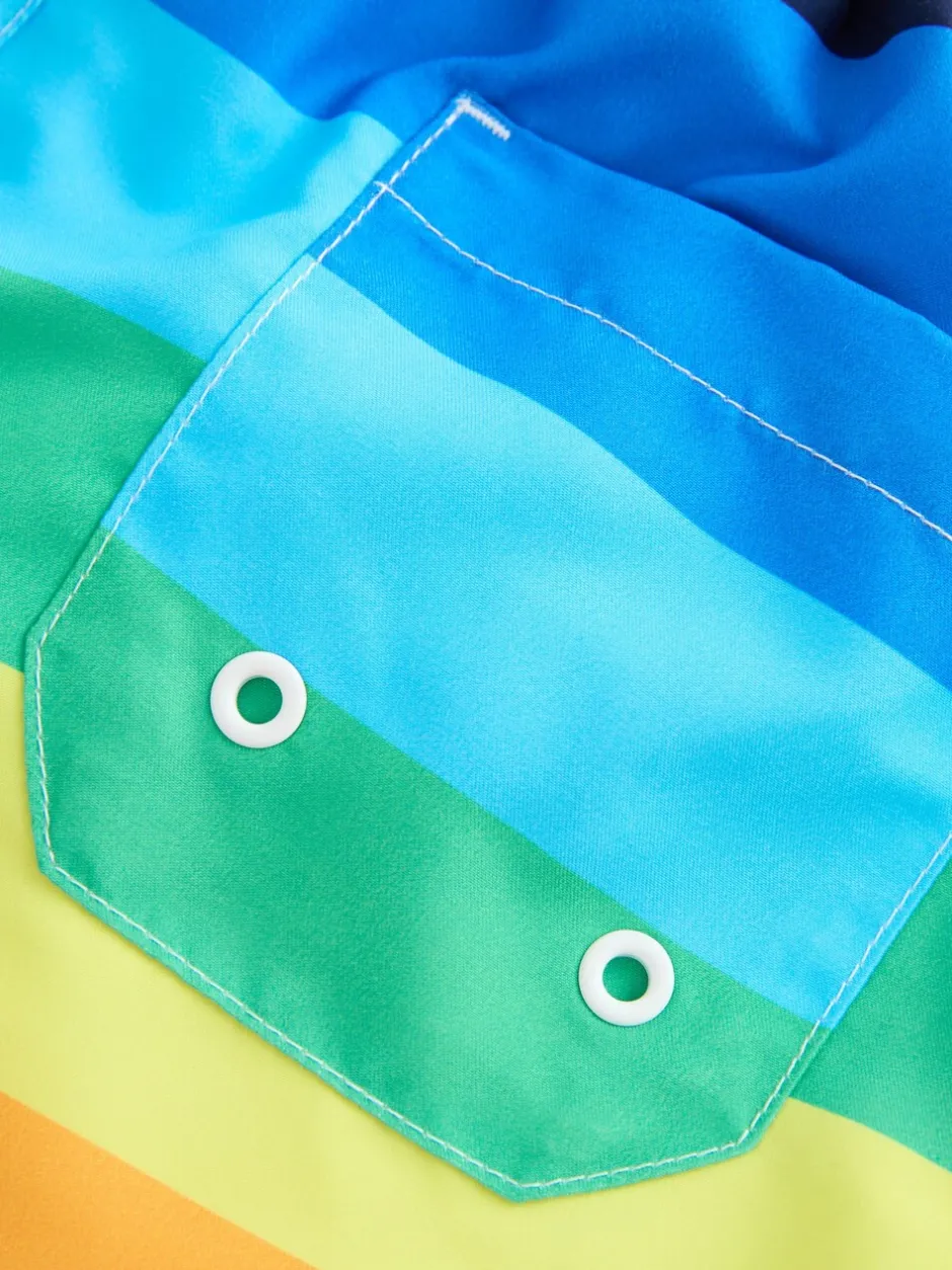 Badkleding|Badkleding*Little Bird by Jools Oliver - Swimshorts Felgekleurde strepen