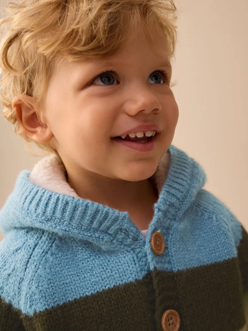 Truien En Breisels*Next Felgekleurde strepen - Vest met figuurtjes (3mnd-7jr)