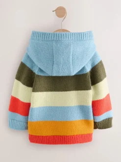 Truien En Breisels*Next Felgekleurde strepen - Vest met figuurtjes (3mnd-7jr)