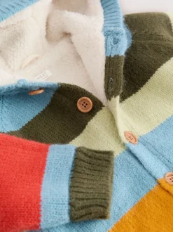 Truien En Breisels*Next Felgekleurde strepen - Vest met figuurtjes (3mnd-7jr)
