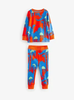 Pyjama's|Nachtkleding En Pyjama's|Next Felkleurig met dinosaurusprint - Verpakking van 3 knusse pyjama's (9 mnd-10 jr)