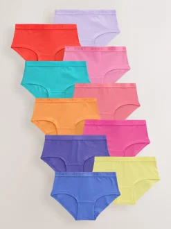 Alle Ondergoed*Next - Verpakking van 10 hipsteronderbroeken (2-16 jr) Felle regenboogkleuren