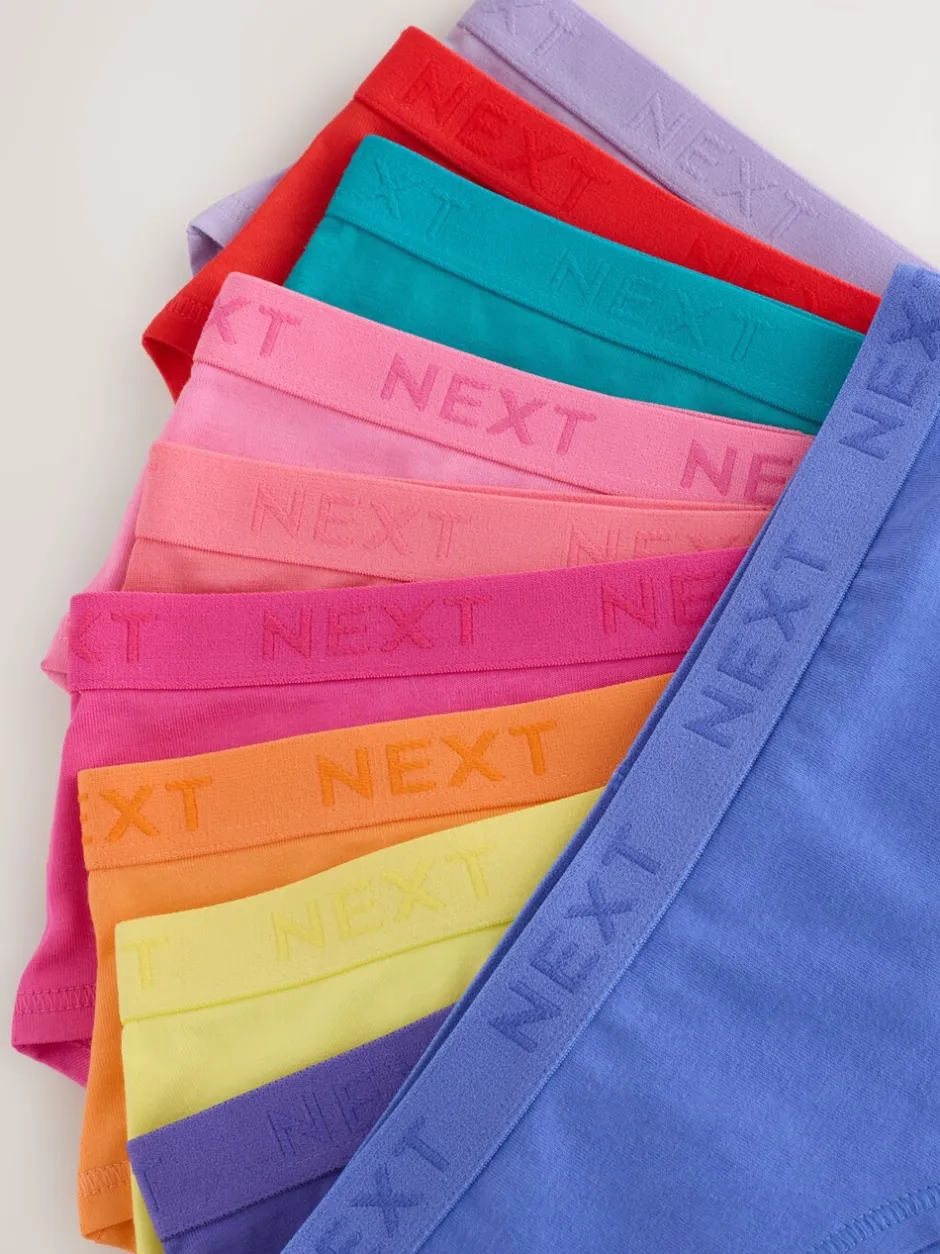 Alle Ondergoed*Next - Verpakking van 10 hipsteronderbroeken (2-16 jr) Felle regenboogkleuren