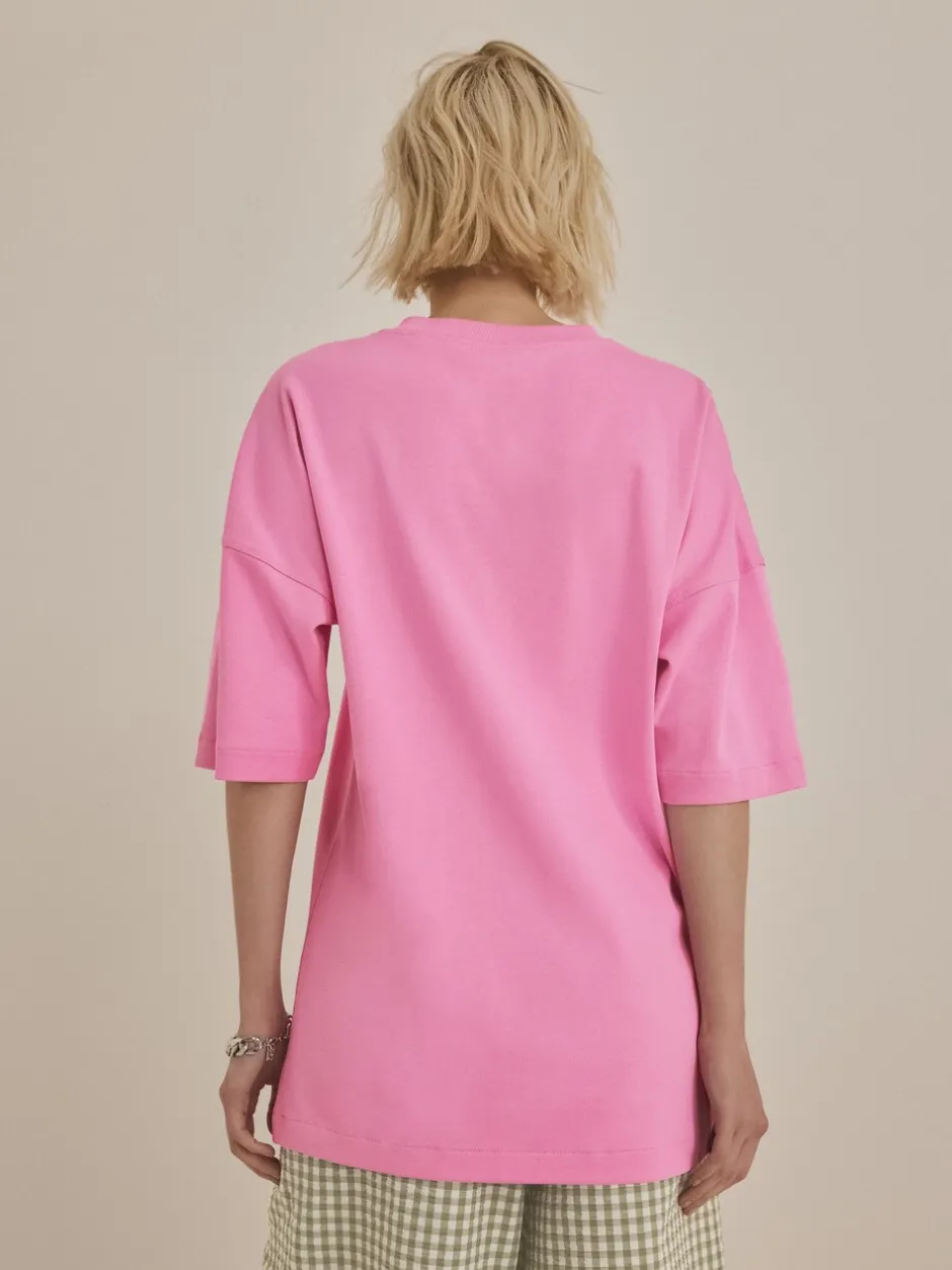 Tops En T-Shirts*Next Felroze - Relaxt dik lang T-shirt