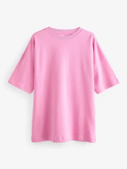 Tops En T-Shirts*Next Felroze - Relaxt dik lang T-shirt