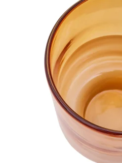 Vazen|Fifty Five South Cleo Glass Vase with Gold Finishing