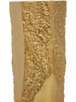 Vazen*Fifty Five South Dante Textured Vase Goud