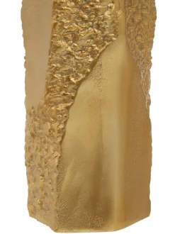 Vazen*Fifty Five South Dante Textured Vase Goud