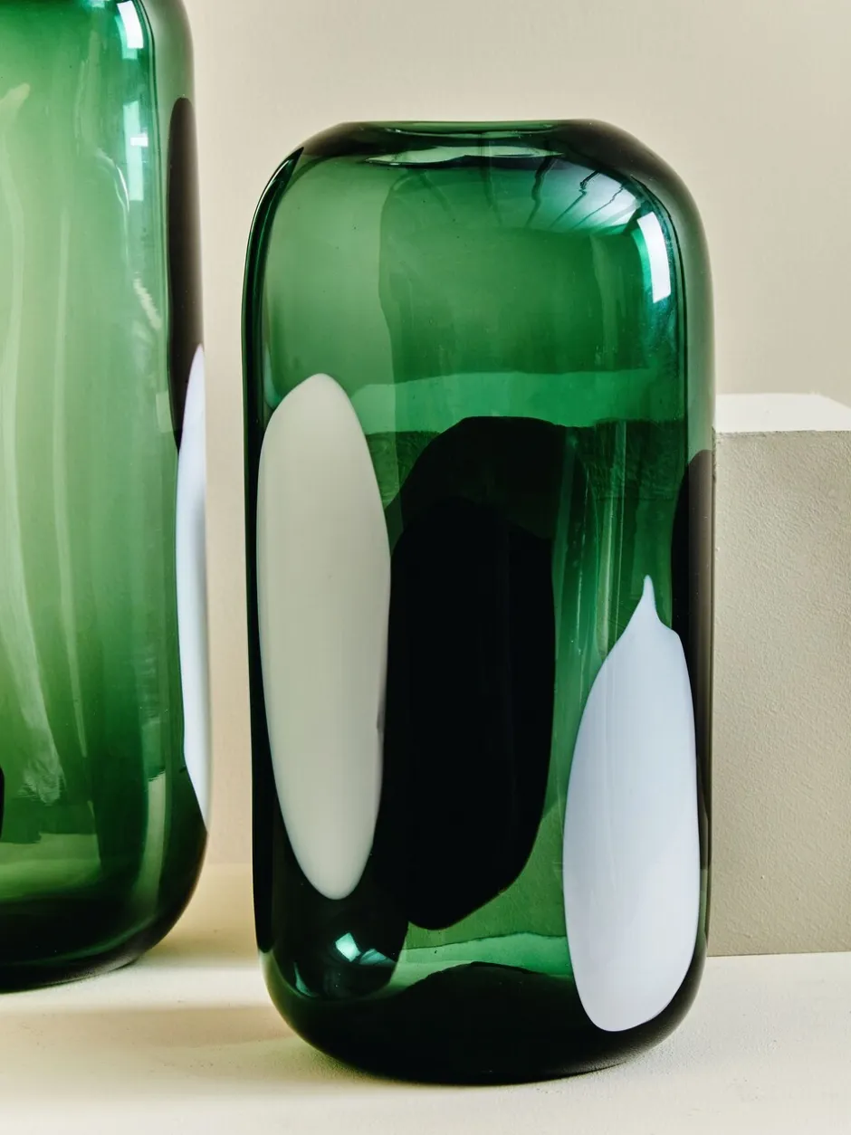 Vazen|Fifty Five South Hakan Glass Vase Groen