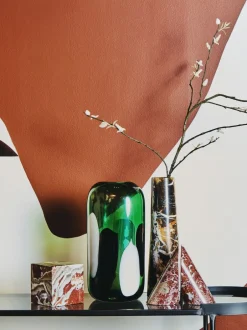 Vazen|Fifty Five South Hakan Glass Vase Groen