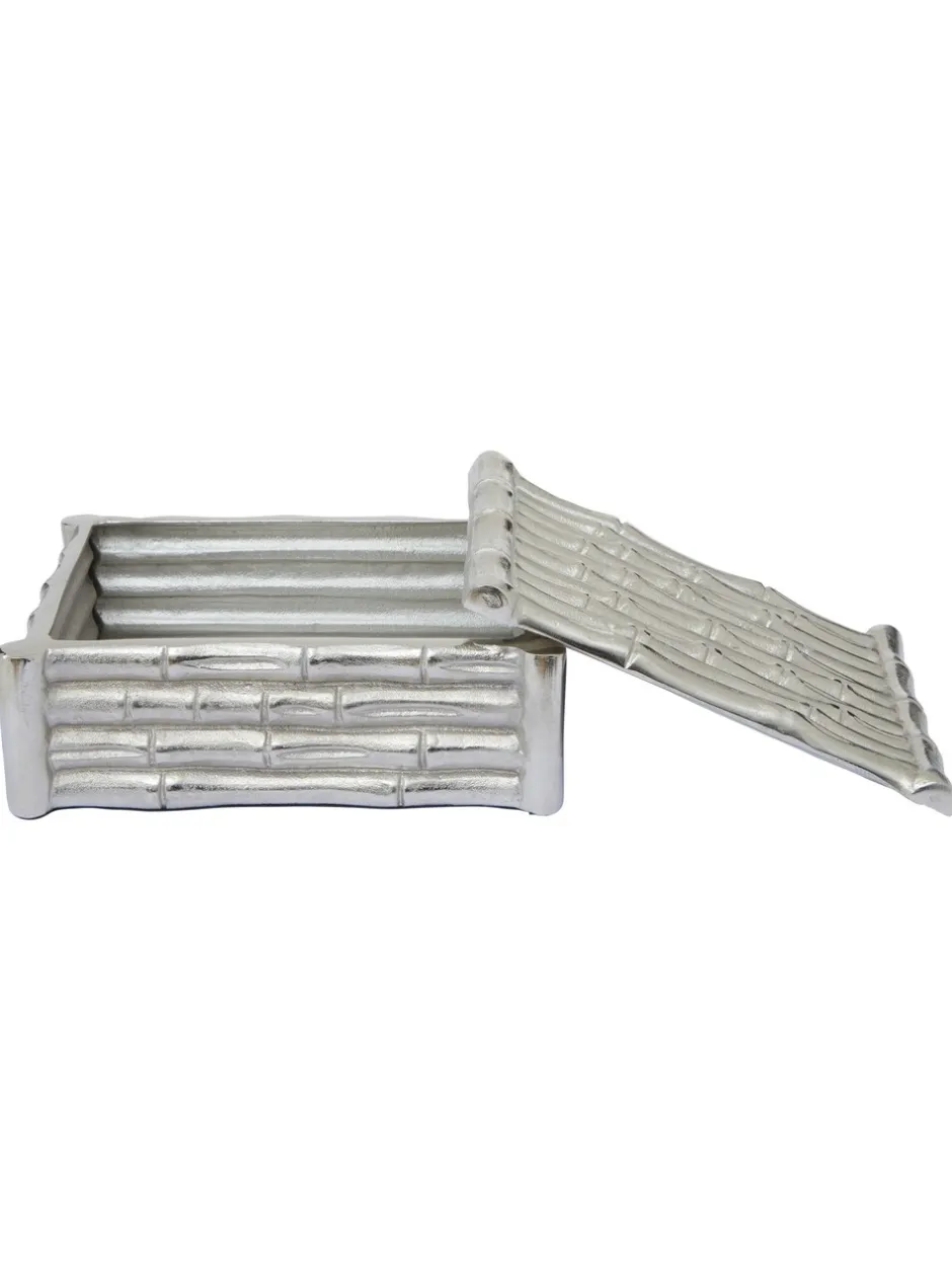 Decoraties*Fifty Five South Hiba Trinket Box Zilver