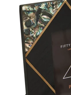 Fotolijsten|Fifty Five South Oriana Slate Frame with Mother of Pearl Inlays