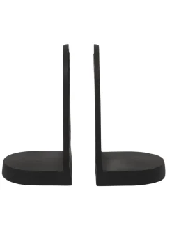 Decoraties*Fifty Five South Set of 2 Rubi Arched Bookends Zwart