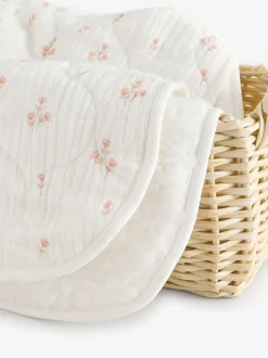 Kussentjes En Plaids|Kussentjes En Plaids*Next Fleece babydeken Delicate Floral Muslin