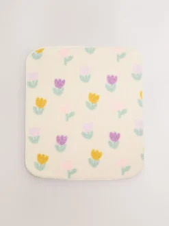 Kussentjes En Plaids|Kussentjes En Plaids*Next Fleece babydeken Crème gebloemd