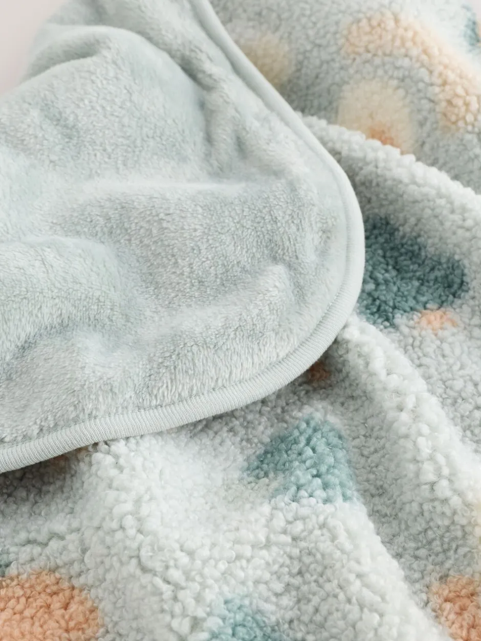 Babyartikelen En Slaapzakken |Kinderbeddengoed*Next Fleece babydeken Sage Woodland Shapes