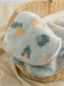 Babyartikelen En Slaapzakken |Kinderbeddengoed*Next Fleece babydeken Sage Woodland Shapes