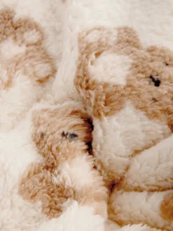 Kussentjes En Plaids|Kussentjes En Plaids*Next Fleece babydekentje Crème beer