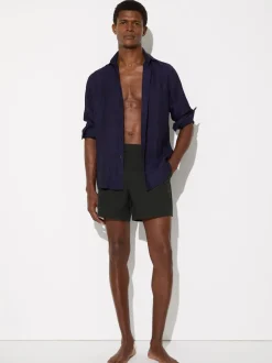 Badkleding*Reiss - Sun Side-Adjuster Swim Shorts Flessengroen