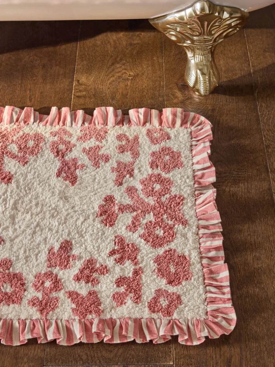 Handdoeken En Badmatten|Next Floral Frill Bath Mat
