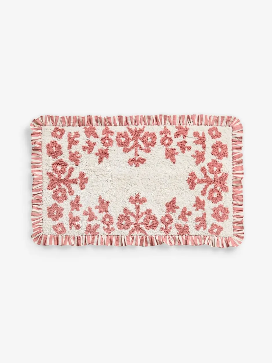 Handdoeken En Badmatten|Next Floral Frill Bath Mat