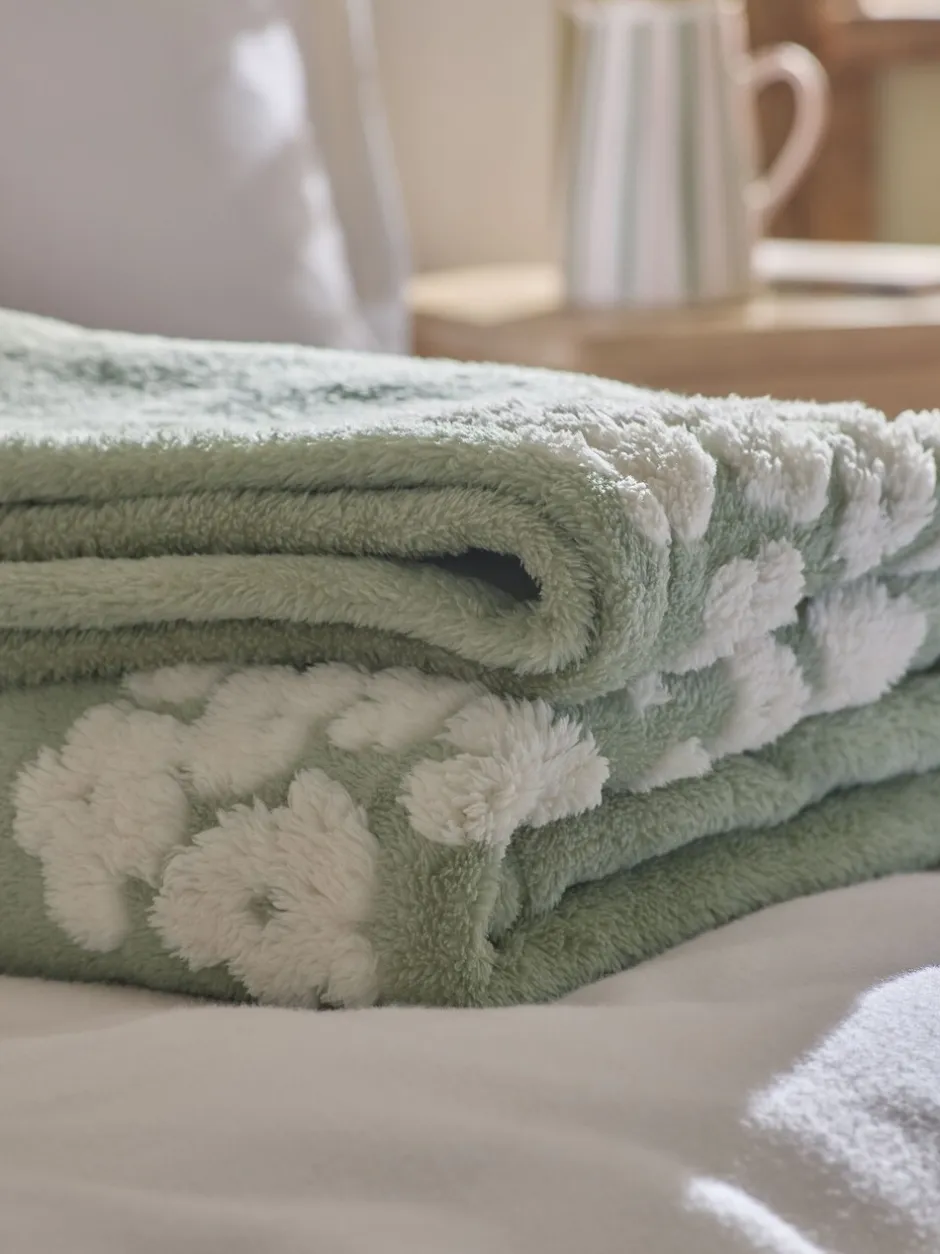 Kussentjes En Plaids|Kussentjes En Plaids*Next Floral Hearts Fleece Throw