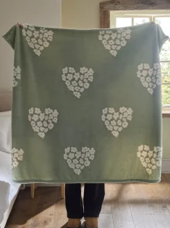 Kussentjes En Plaids|Kussentjes En Plaids*Next Floral Hearts Fleece Throw