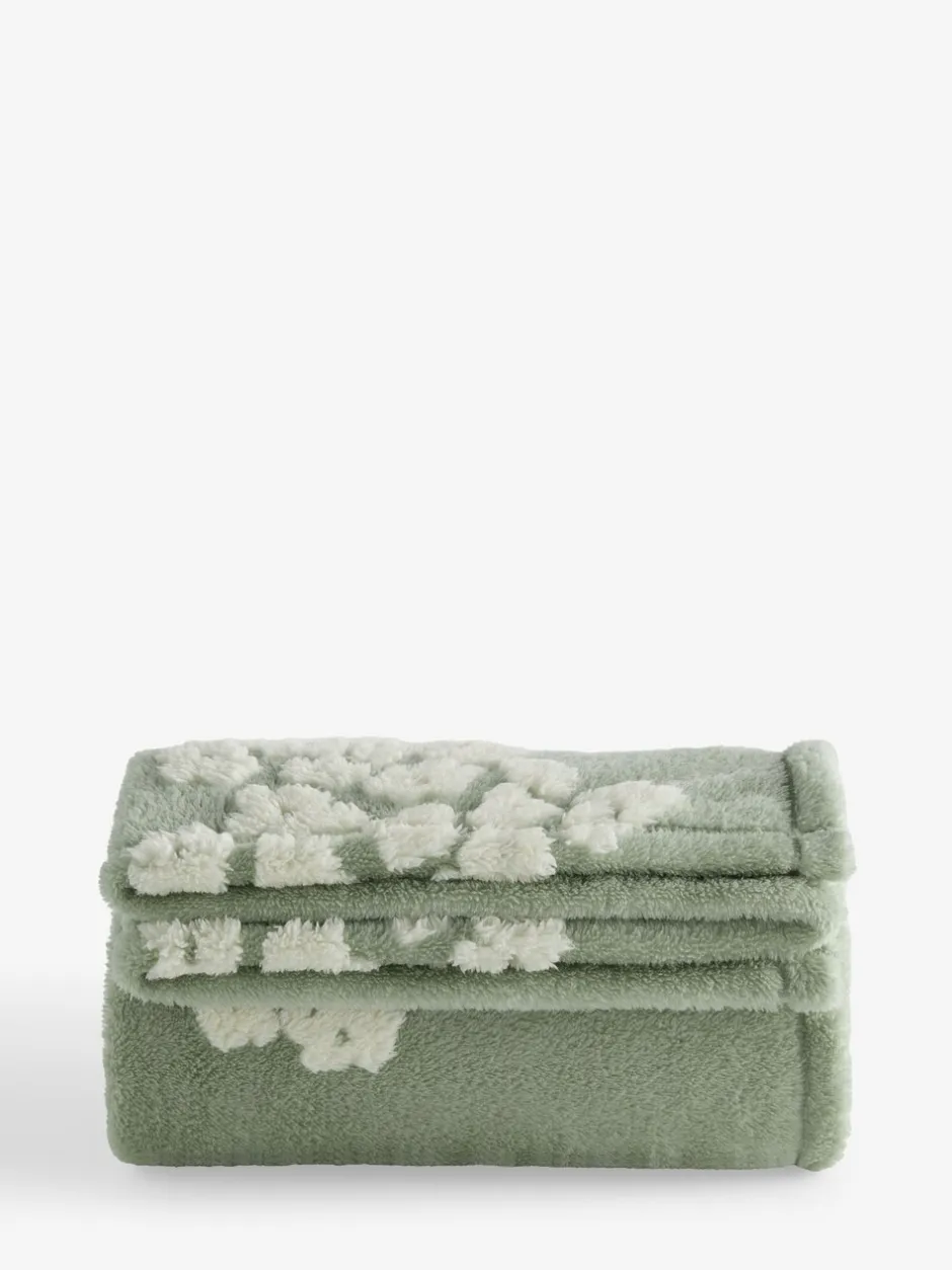 Kussentjes En Plaids|Kussentjes En Plaids*Next Floral Hearts Fleece Throw