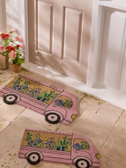 Deurmatten|Vloerkleden En Lopers|Next Floral Van Shaped Doormat
