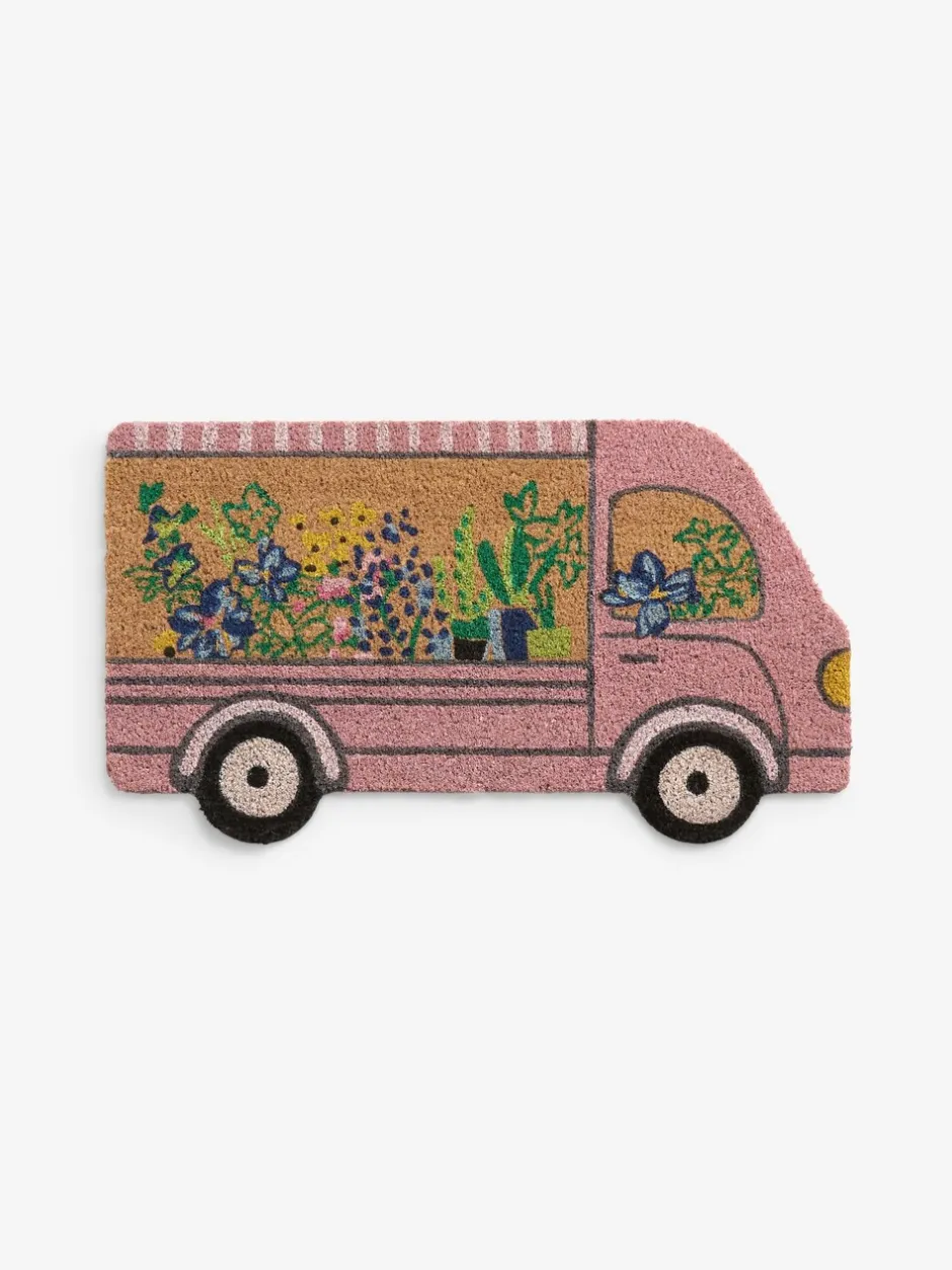 Deurmatten|Vloerkleden En Lopers|Next Floral Van Shaped Doormat